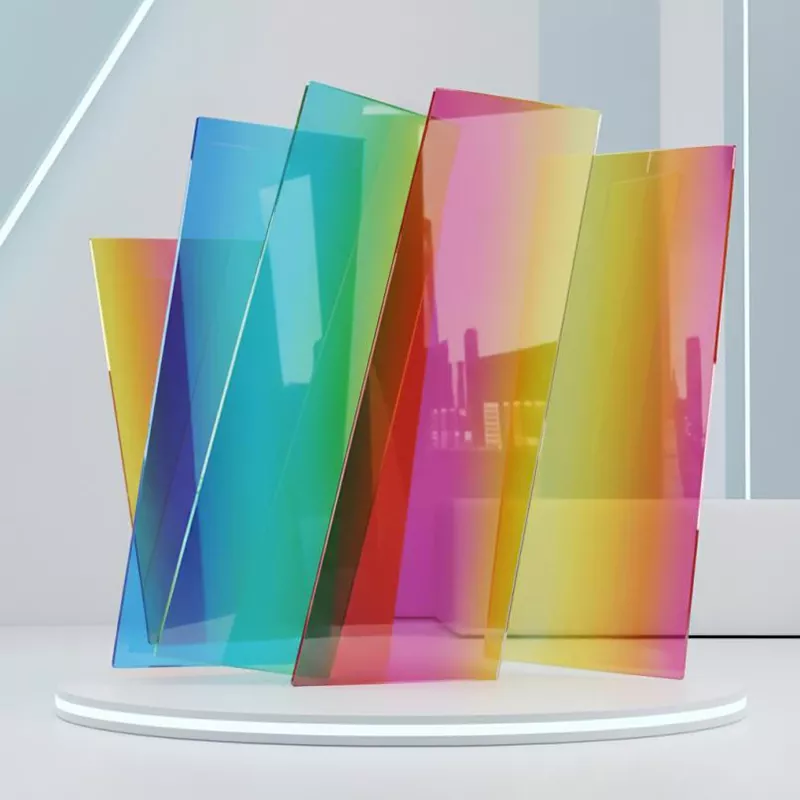 Folha acrílica ecologicamente correta